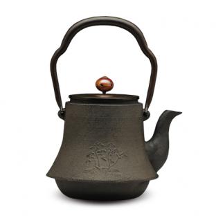 山形清光堂 富士形松砂铸铁壶