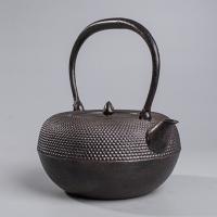 正寿堂 霰纹老铁壶