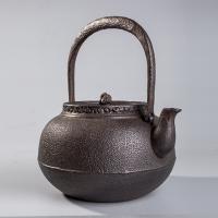 保寿堂  柚皮纹老铁壶