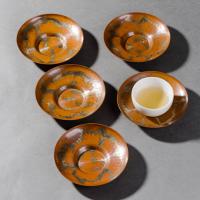 山川堂 铜茶托