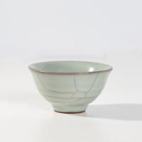 北宋官窑 弦纹撇口杯