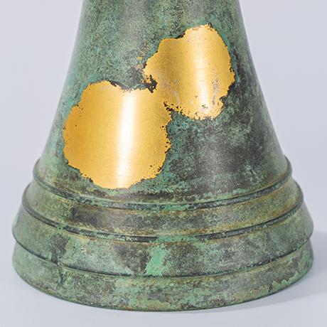 藏六 立鼓式塗金铜花瓶