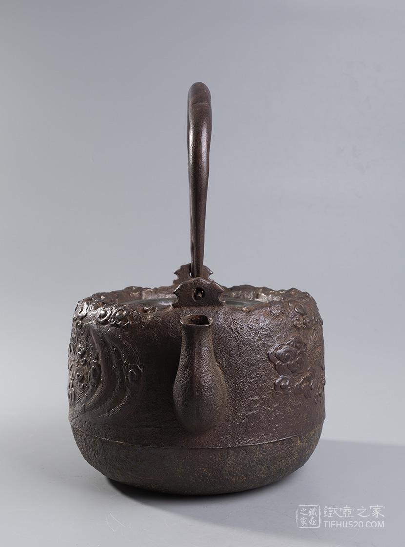 龙文堂 龙纹大老铁壶