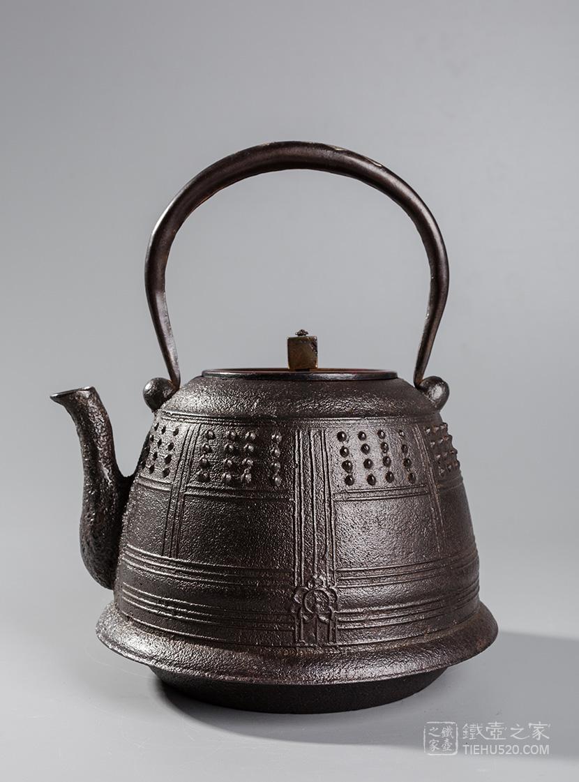京都铁瓶 梵钟型老铁壶
