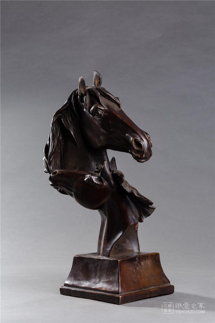 双头马铜艺摆件