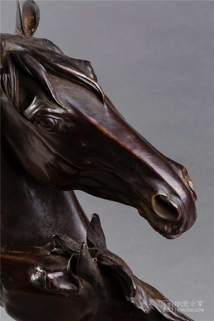 双头马 铜艺摆件