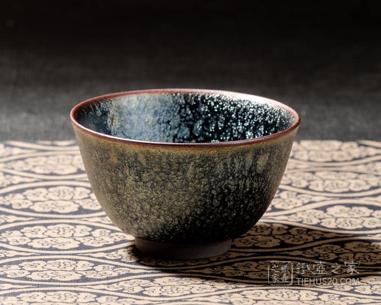 桥本大辅油滴天目汤碗a款 铁壶之家