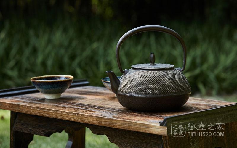 南部铁器 佐藤勝久手工铁壶