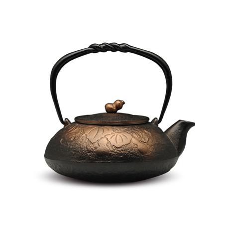 南部铁器  黑金葫芦铁茶壶