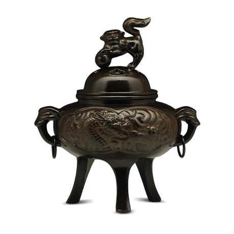 香炉|熏香炉|日本香炉进口铜香炉|铸铁香炉|红铜香炉三脚香炉|大香炉-铁 
