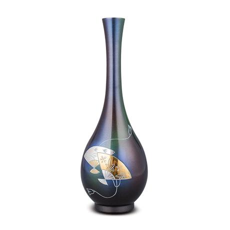 铸铜花瓶|花器|手工花瓶日本花瓶|日本花艺花器|手工花道|铜花瓶