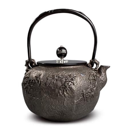 最初の 茶道具 時代物 錫・古錫 茶托 魚 朱石梅製 5客 約686ｇ 錫製 