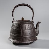京都铁瓶  梵钟型老铁壶
