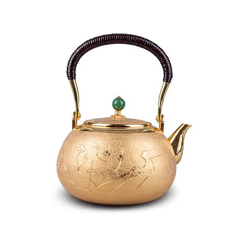 创永纯手工泡茶壶频道纯银泡茶壶|银制茶壶|银茶壶|铁茶壶