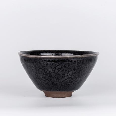桶谷定一 油滴天目盏老件 （木箱）