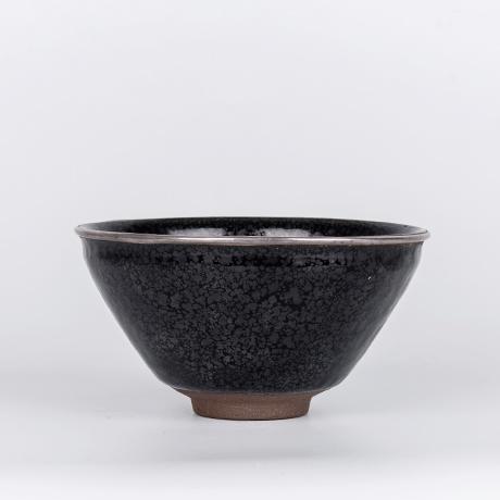 桶谷定一 油滴天目盏老件 （木箱）