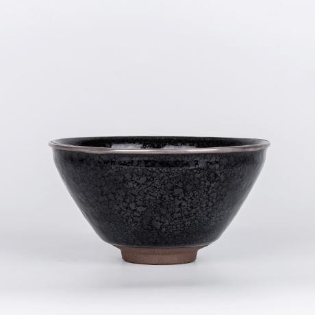 桶谷定一 油滴天目盏老件 （木箱）