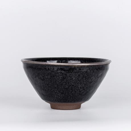 桶谷定一 油滴天目盏老件 （木箱）